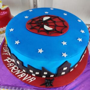 Zivmart Spiderman fondant cake