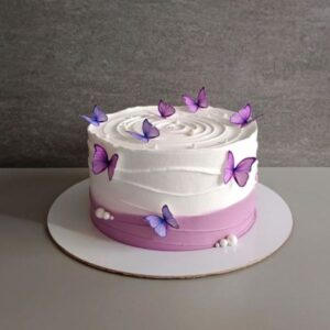 Butterfly Vanila Cake