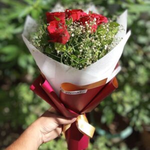 Red white premium bouquet