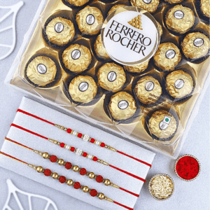 Rakhi with Ferraro Rocher