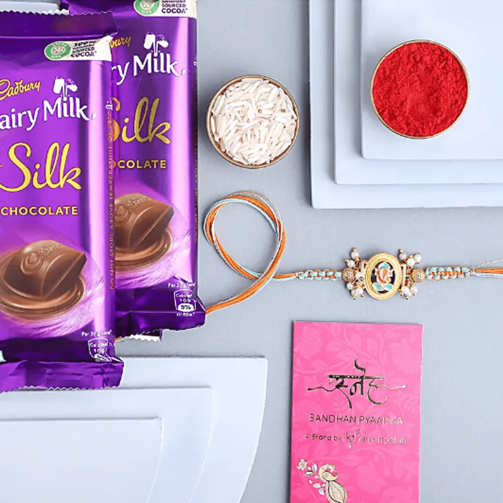 rakhi and dairy milk combo