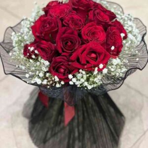Ruby red rose