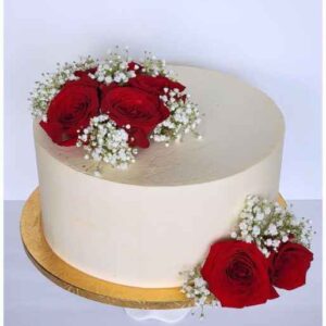 Red rose Bloom cake